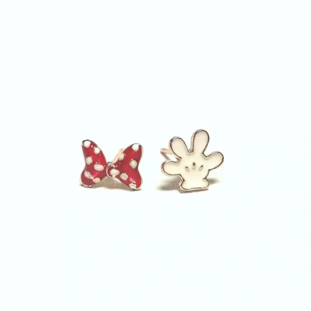 2 Pair of Little Girl Disney Mickey Mouse Earrings, NEW